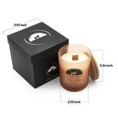 ERCIMAX Ercımax Candle %100 Soy Wax Kokulu Mum %100 Vegan Bardak Mum