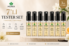Kadın Erkek Parfüm 7 li set Tester 3 ml